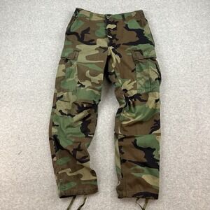 US Army Military Pants S Regular Woodland Camouflage BDU Combat Camo ACU 30x29